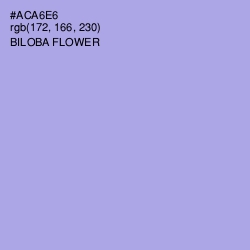 #ACA6E6 - Biloba Flower Color Image